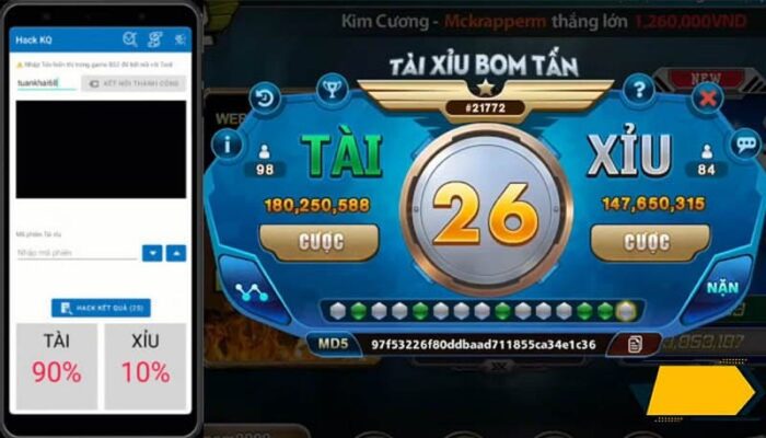 Gom thưởng tiền triệu với 2 tool hack Tài xỉu VIP 2023